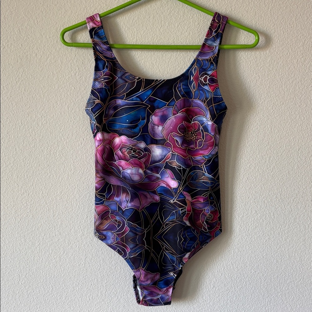 Aurora Skirts Dancewear Leotard - Magic Flowers Medium